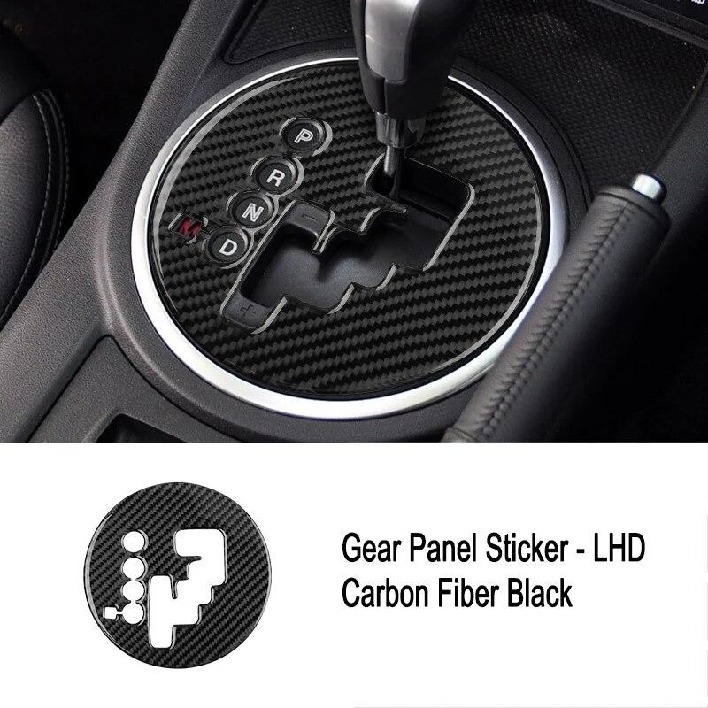 Carbon Fiber For Mazda Mx-5 Miata Nc 2009-2015 Car Transmission Shift Panel Sticker Performance Trim Decals Interior Accessories