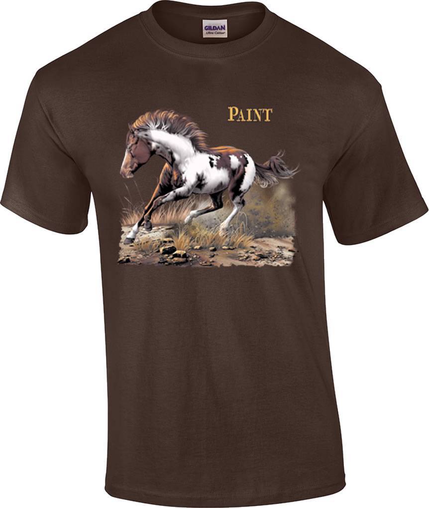 Beautiful Paint Horse Cowboy Cowgirl T-Shirt S