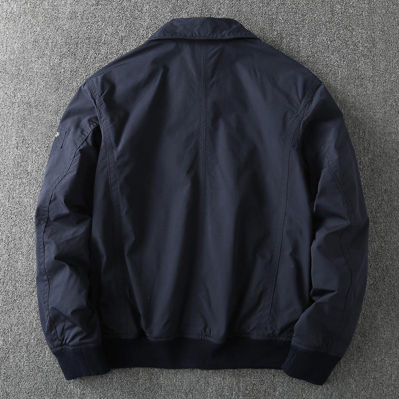 Herren Herbst/Winter Schlanke Passform Windjacke: Business Casual, Vielseitig, Doppellagige Reversjacke.