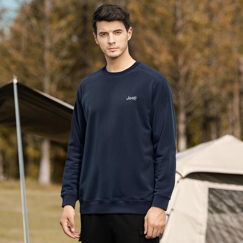 Jeep Men's Warm Fleece Crewneck Sweatshirt