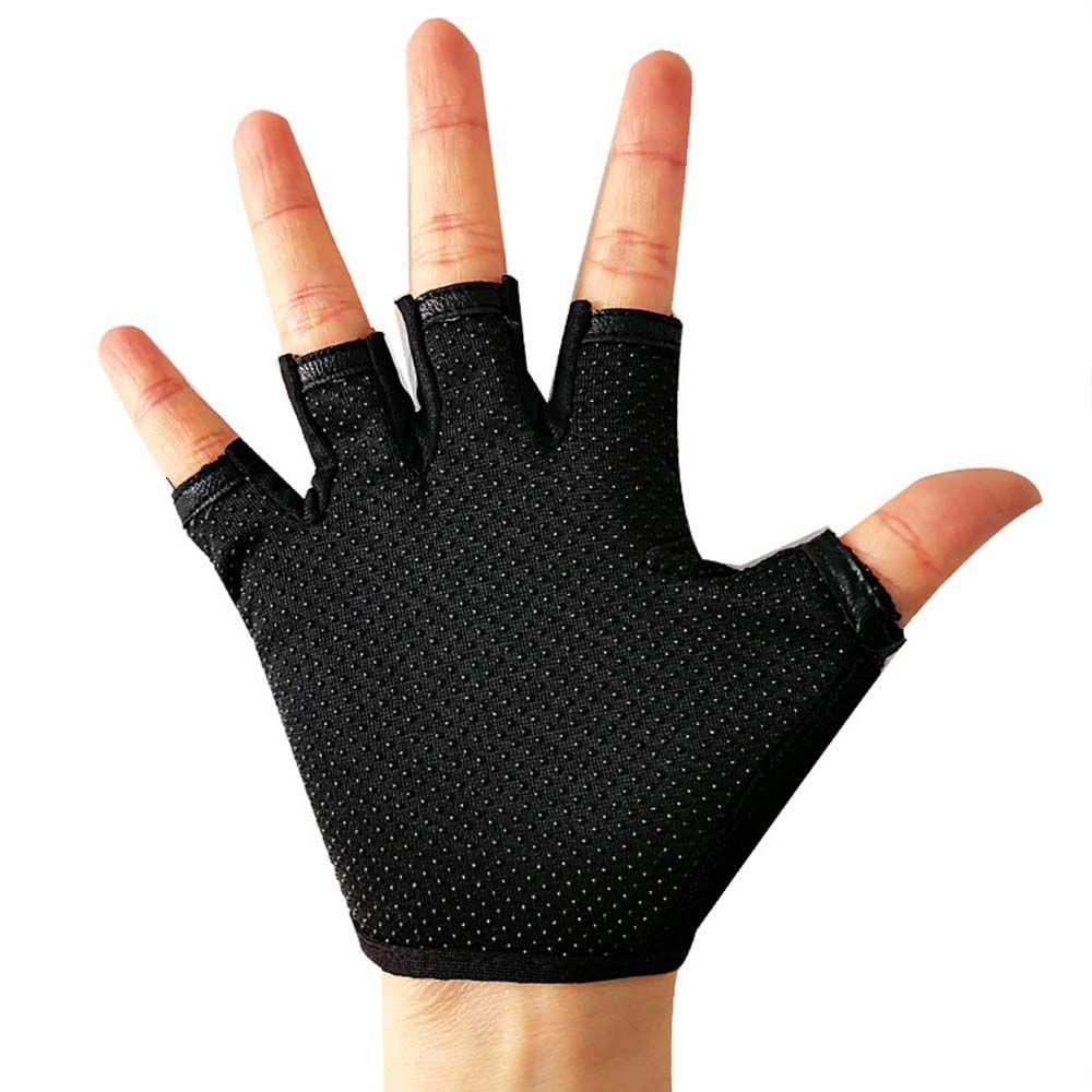 Non-slip Elastic Anti-sweat Breathable Half Finger Golves Riding Equipment Camouflage Bike Mittens Children Cycling Gloves