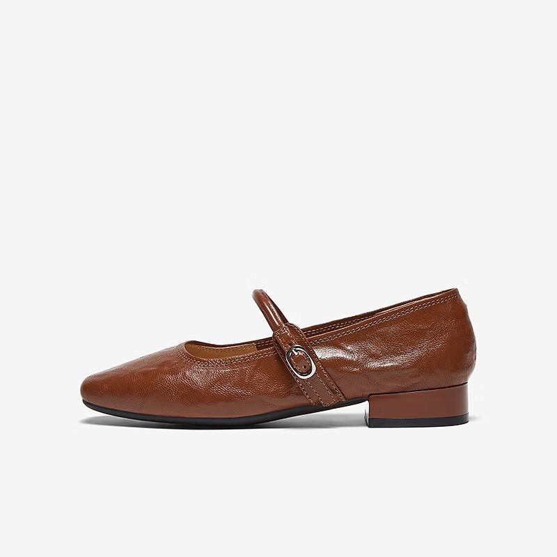 Bestu Women's Lambskin Mary Jane Shoes