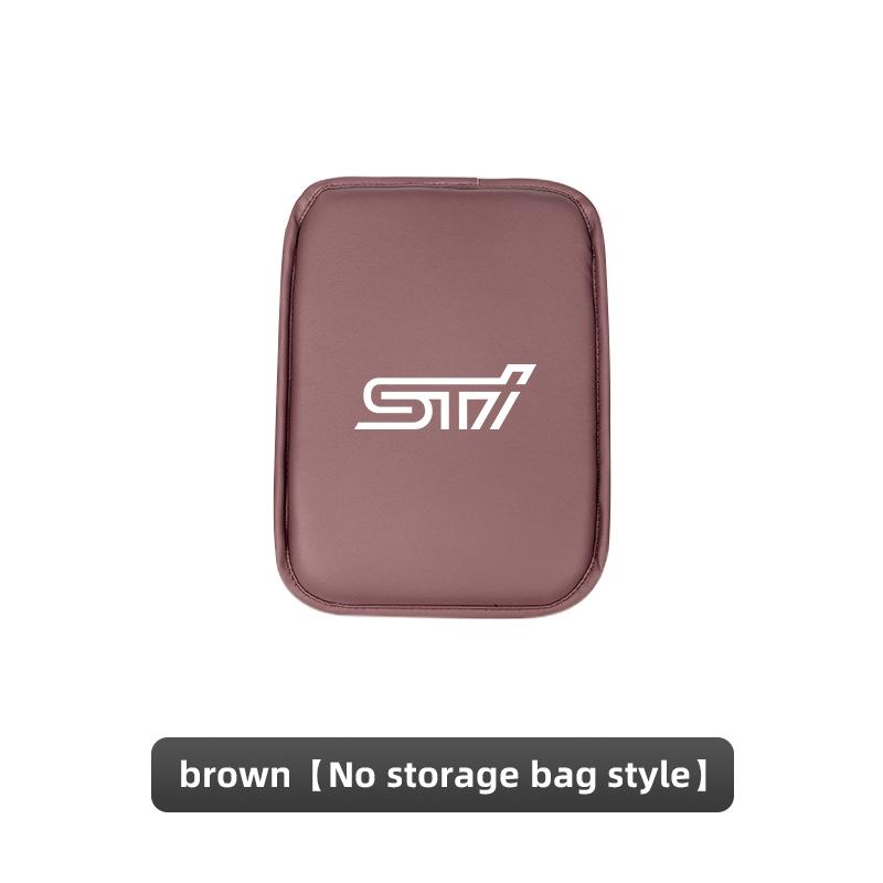 Car Armrest Mat Center Console Leather Protection Cushion For Subaru STI Forester Impreza Legacy Outback XV BRZ WRX Tribeca X333