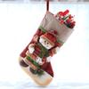 Three-dimensional Christmas Sock Santa Claus Christmas Decoration New Year Gift Bag  Home Party