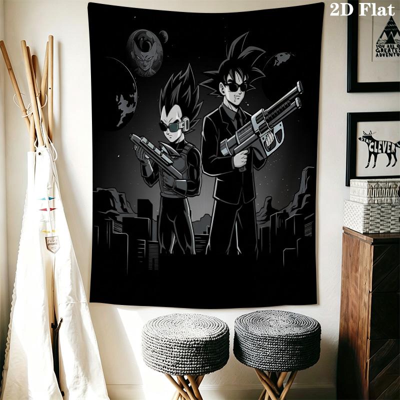Naruto Wall Tapestry Aesthetic Wall Hanging Printed Fabric Blanket Decorative Tapestries For Bedroom Living Room Home Decor