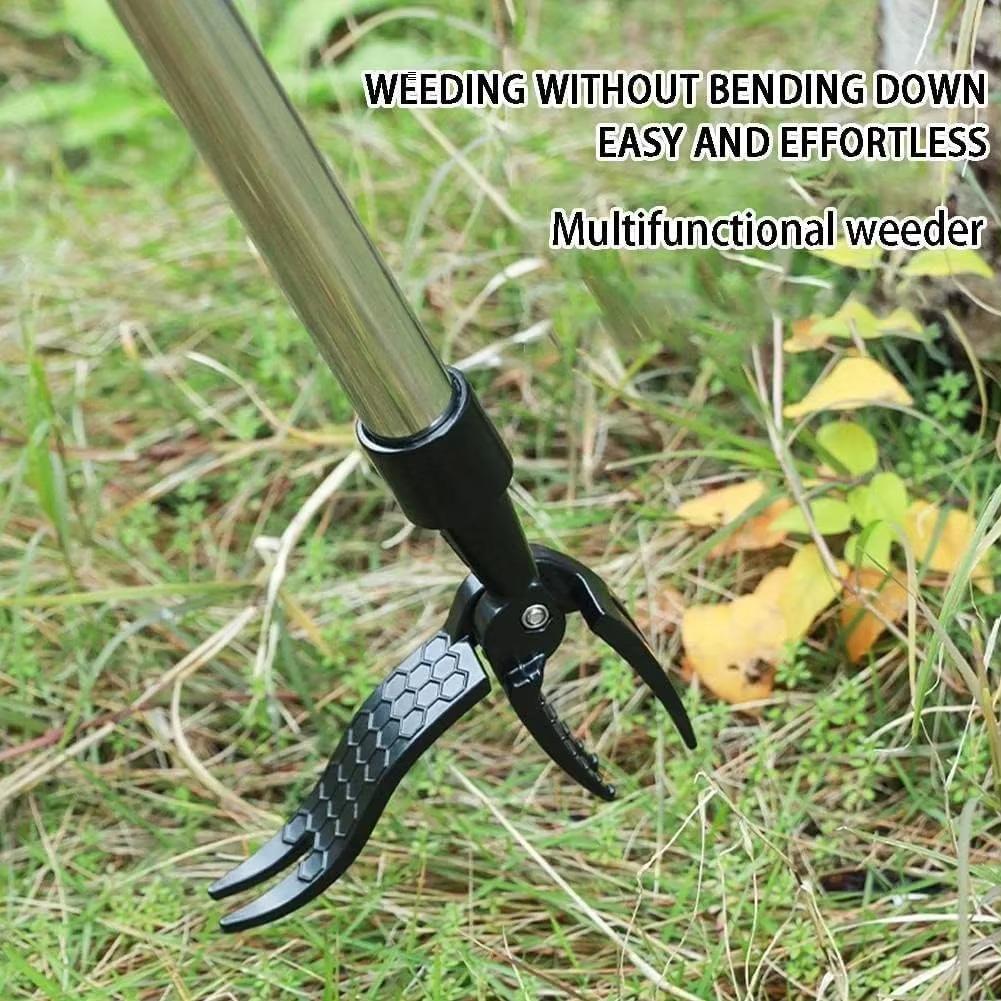 1PCS Weeding Head Replacement Claw Foot Pedal Weed Puller Stand Up Gardening Digging Weeder Alone Root Remover And Alone Handle