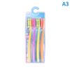 4Pcs Soft Long Head Adult Big Toothbrush Japanese And Korean Comfortable Teeth Super Oral Cleaning Brush