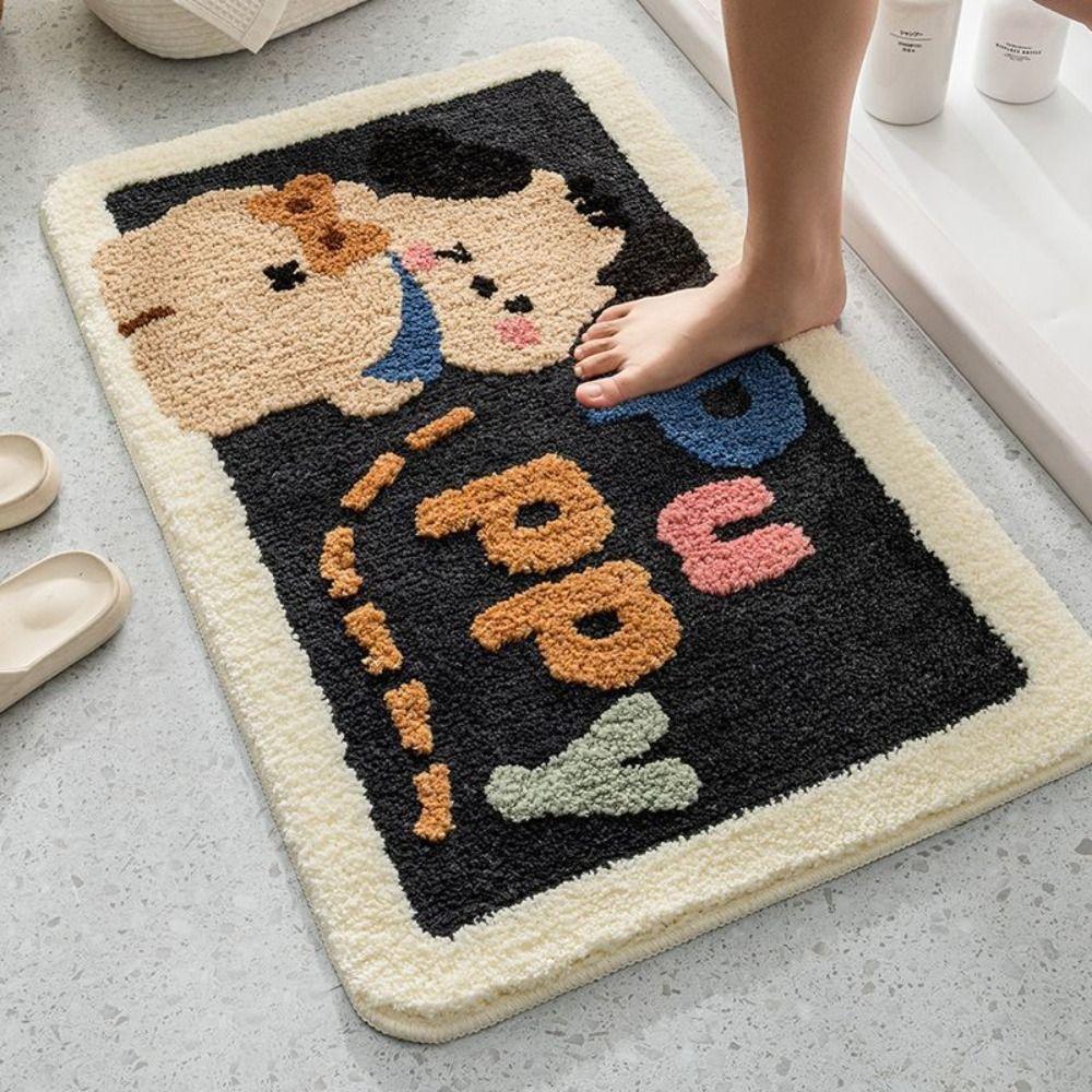 

Kawaii Bathroom Carpet 40x60cm Door Mat Home Decor Bedside Floor Mat Girl