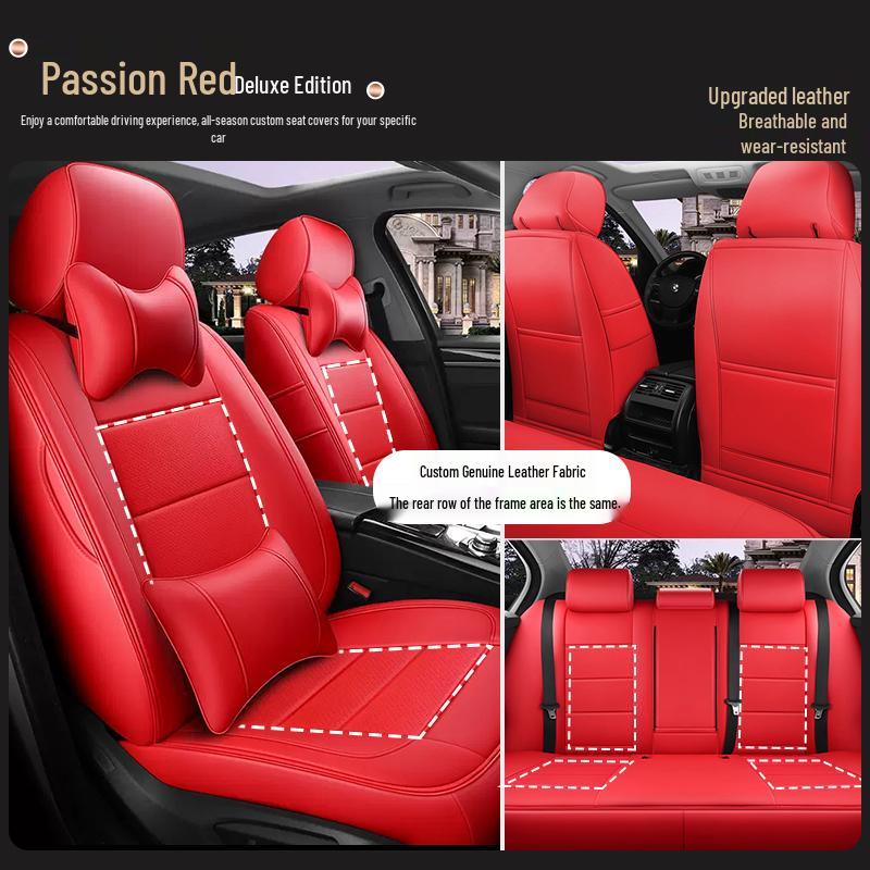 Custom-Made, All-Season, Thicker Car Seat Covers for New and Old Models, Full-Coverage