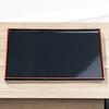 Tray Black with Red Lacquerware Made In Japan J-kitchens 4-shaku (1.4m) Cloth-patterned (Tray) Top, Non-Slip, 42cm, (ABS Resin),
