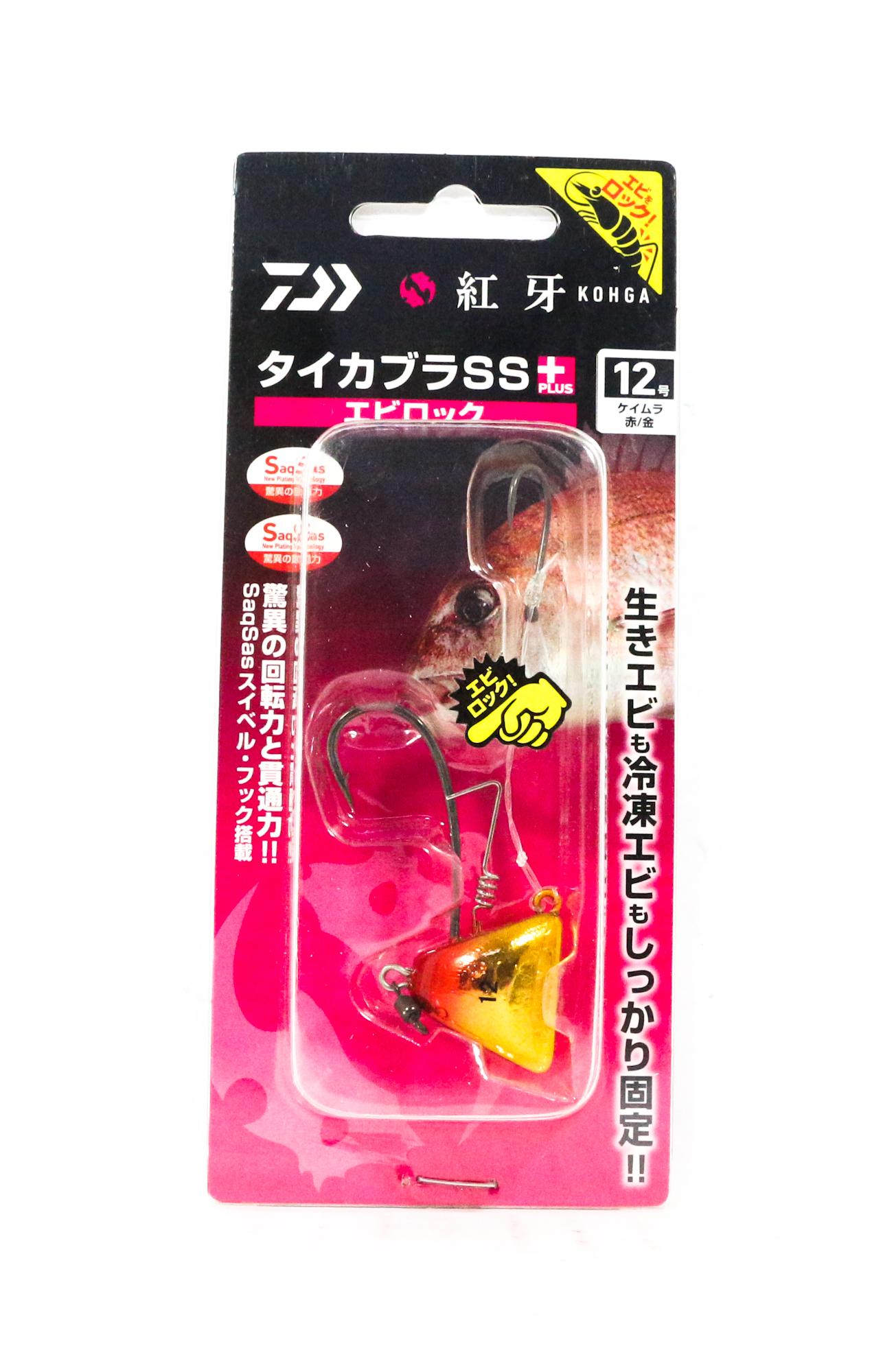 

Распродажа Daiwa Kabura SS+ Tenya Jig, размер 12, УФ-красный/золотой 003233