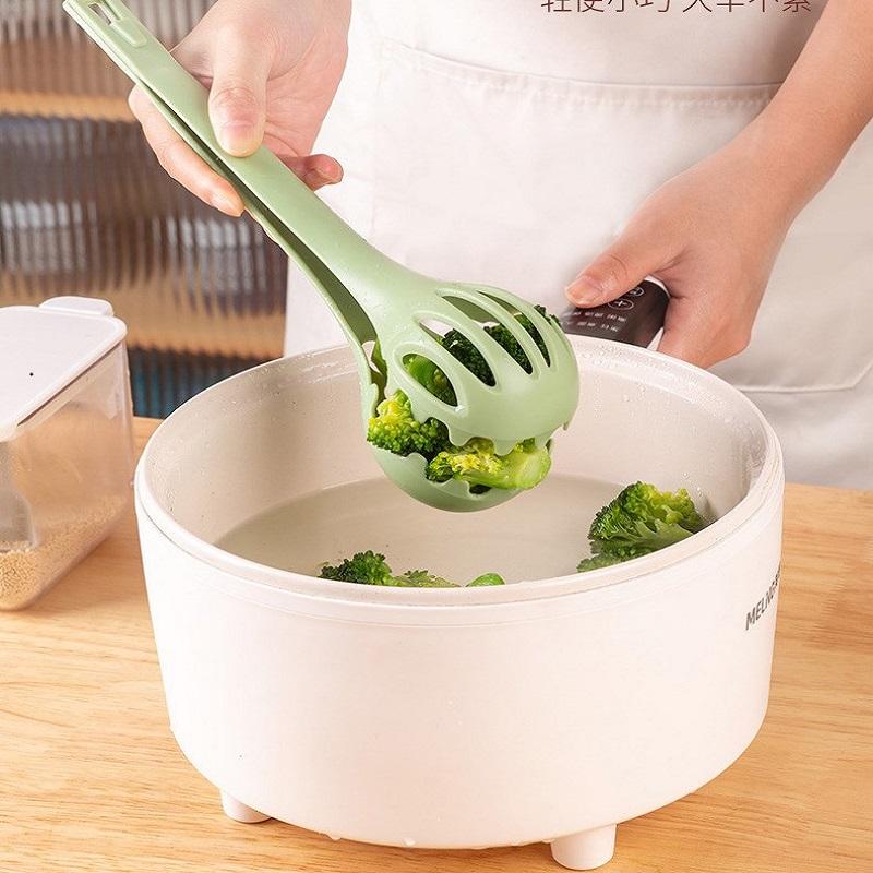 Multifunctional 3 In 1 Egg Beater Drinks Whisk Mixer Stirrer Noodle Tongs Pasta Spaghetti Fish Egg Food Clip Kitchen Tools