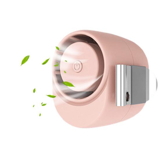 Přenosný pasový ventilátor Ultra tichý 3 rychlosti Nastavitelný Klipový Mini ventilátor
