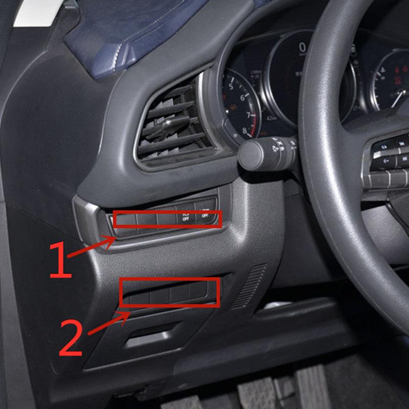 Interior Car Body Set Control Trim Cover for Mazda Cx30 Cx-30 Cx 30   Sticker Metal Car Accessories 1 Pcs