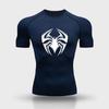 Bodybuilding Boxing Training T-shirt Summer Breathable Men's Quick-drying Fashion Compression Top Sweat Absorbent Sweat Absorbing Tight Fit