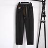 Plus Size Women's High Waist Slimming Denim Pants - Casual Loose Fit