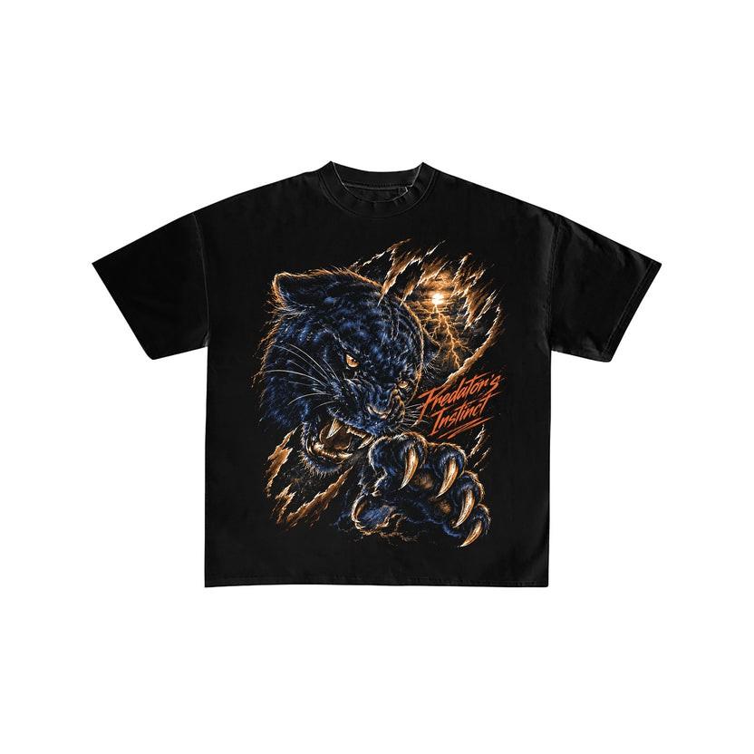 Predator’s Instinct Panther Graphic Streetwear Tee XXXL