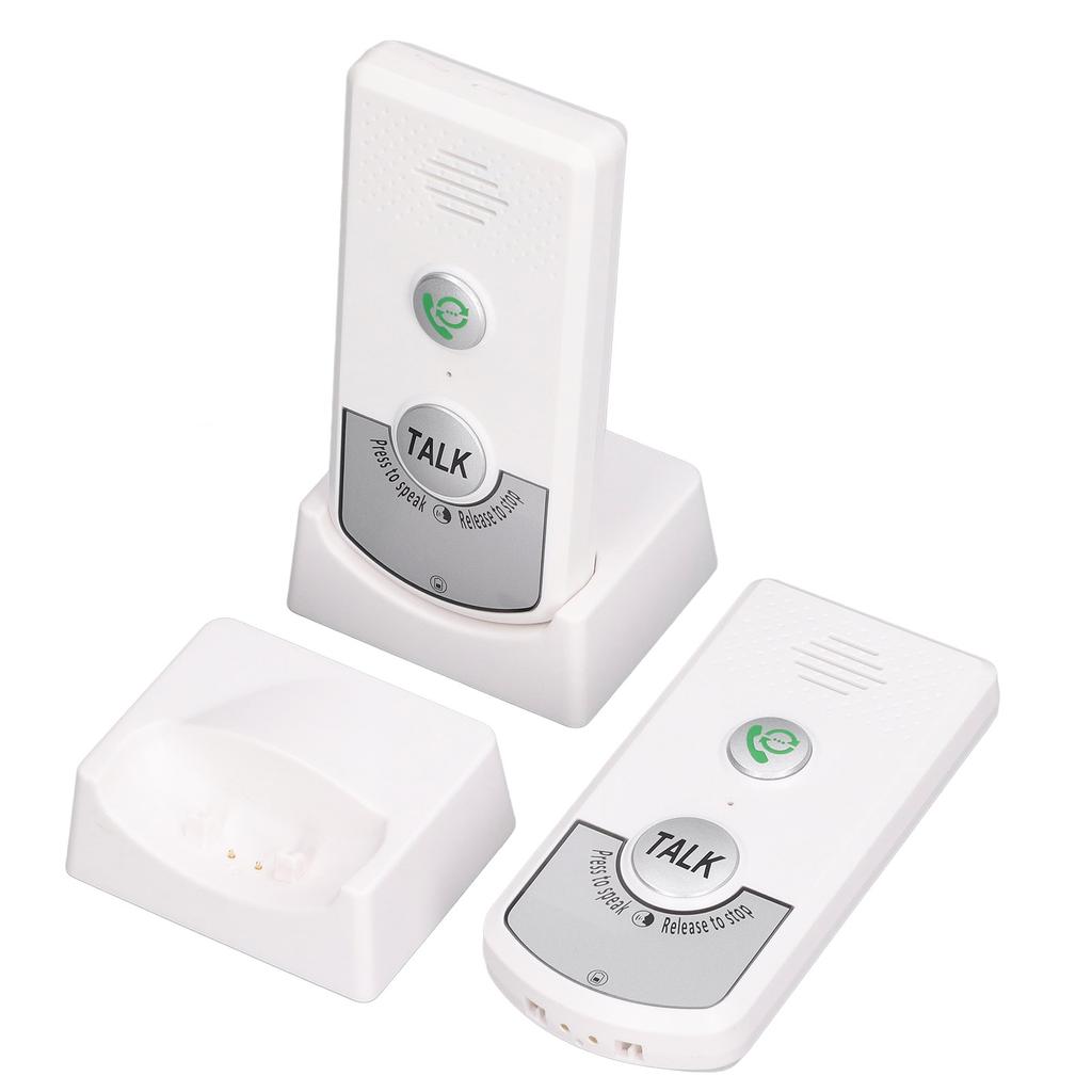Wireless Voice Intercom Home Smart 2 Way Talk Doorbell for Elderly Caregivers and Disabled People