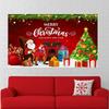 Happy New Year Theme Christmas Background Banner Cloth Christmas Decorations  Photography Props