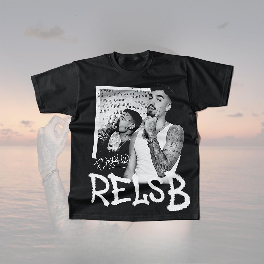 

Rapper RELS B Skinny Flakk 2025 Tour T-shirt Men Clothing Fashion Hip Hop Punk Street Tshirts Unisex High Quality Cotton T Shirt 4XL