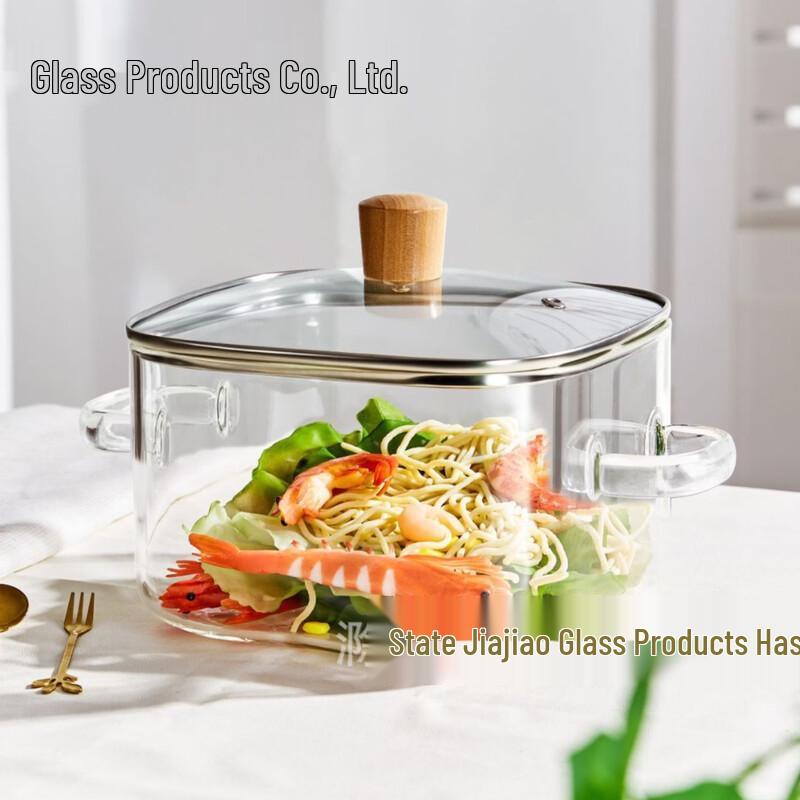 

Zhi Shi 2.2L Square Transparent Glass Soup Pot