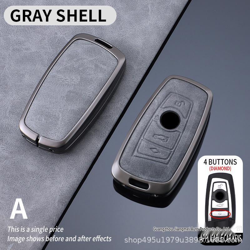 BMW Key Case for New 5, 3, 7 Series and X1-X7 Models - Includes Blade and Buckle, Fits 530, 325i, I3