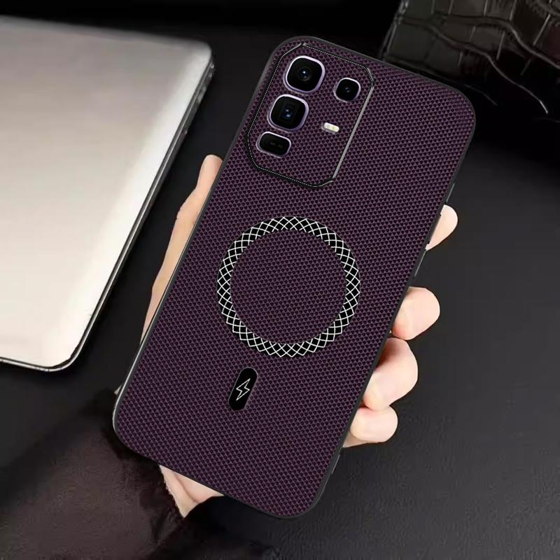 Biruiqu Infinix Note 50 4G New Ultra-thin Magnetic Leather Shock-absorbing Protective Phone Case