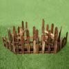 120cm Mini Fence Barrier DIY Miniature Fairy Garden Fence Wooden Craft Figurine Ornament Dollhouse Decoration Accessory