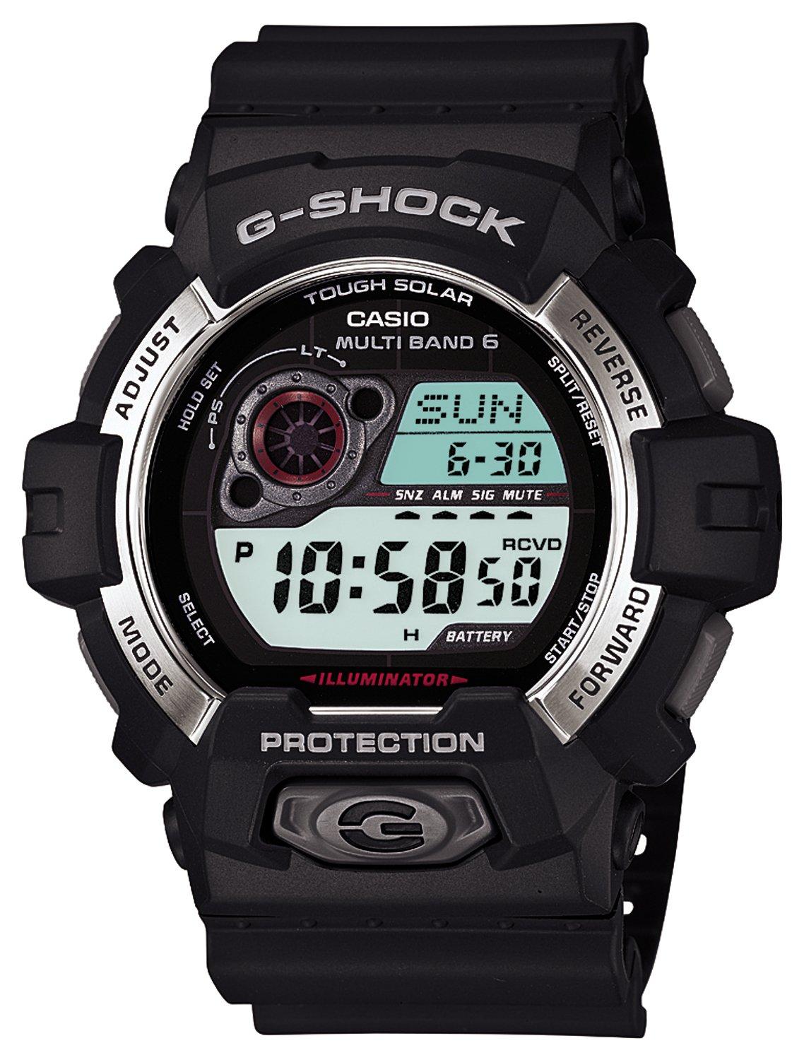 

Casio Solar Black G-Shock GW-8900-1JF Мужские часы с радиоконтролем,