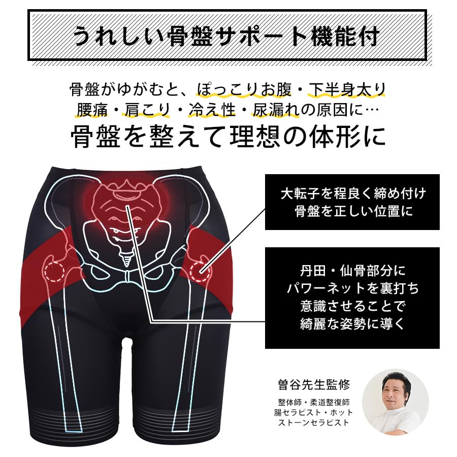 HEAVEN Japan Buttocks Catcher Girdle Hip Up Postpartum Shorts Shapewear Belly Tightening Underwear Sagging Pelvis Buttocks Pants Buttocks Innerwear