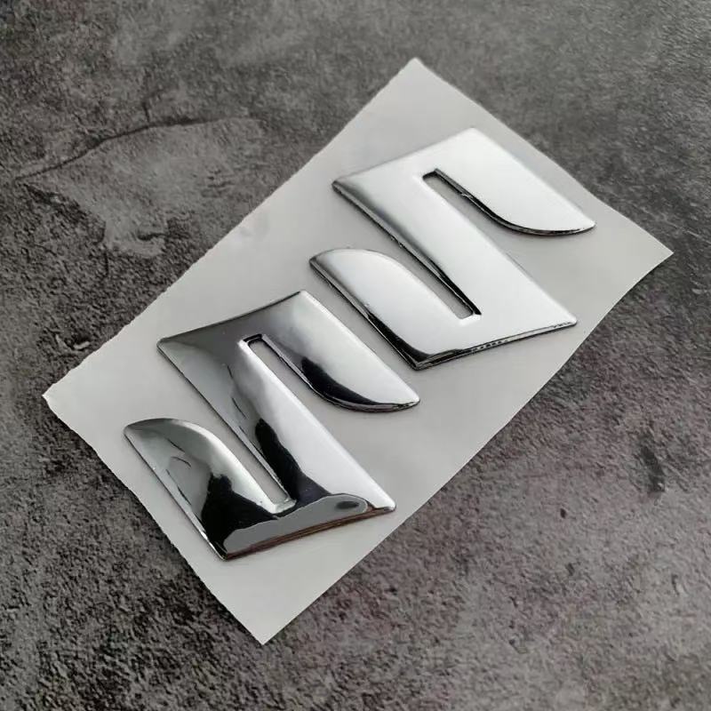 2pcs For Suzuki Stickers GSXR1000 GSR600 GSXS1000 Accessories 3D Tank Decal Logo Emblem Gold Silver Black Red Motorcycle Sticker