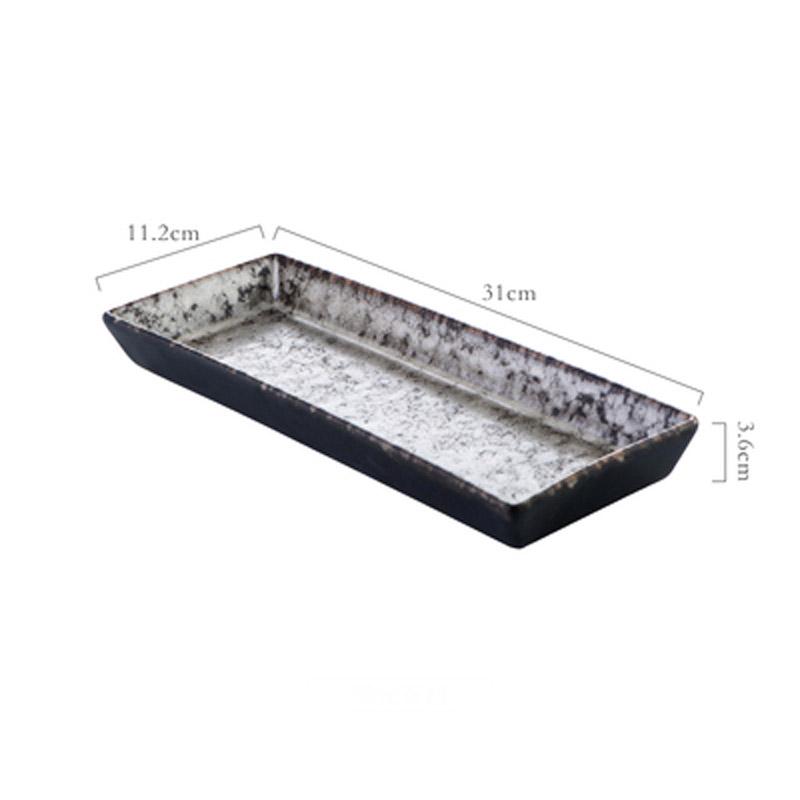 Japanese-style Ceramic Seasoning Pot Household Creative Kitchen Oil Salt Sugar Monosodium Glutamate Condiment Box Oil Pourer