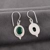 Green Onyx Earrings, 925 Sterling Silver Jewelry, Gemstone Earrings, Gift For Her Handmade Dainty Jewelry