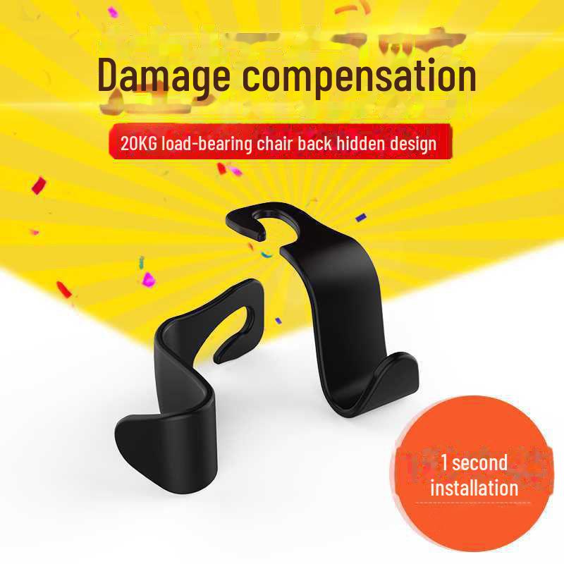 Multi-function Hidden Car Seat Back Hook for Small Items