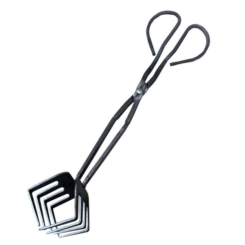 

Multipurpose Fireplaces Tongs for Efficient Wood and Coal Grabbing Charcoal Clamp Metal Clip Tool for Home and BBQ Use 1