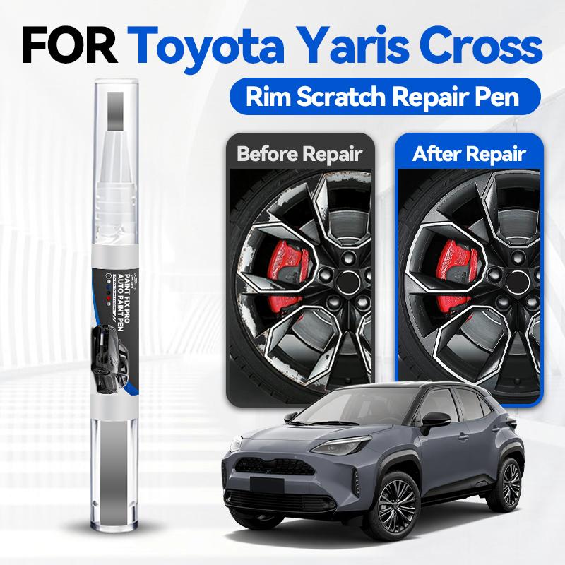Purpose Vehicle For Toyota Yaris Cross Car Paint Repair Pen Touch Up Scratch Remover DIY Auto Accessories Black White 040 YELLOW
