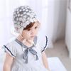 Flower Lace Ruffle Hat White Girl Sunhat Breathable Baby Lace Hat  Kids