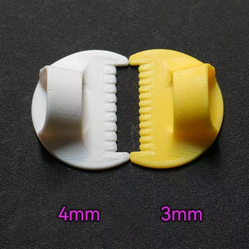 Easy-Grip 3D Printed Sewing Tool for Beginners & Seniors - 3mm,4mm Spacing Plastic Hand Sewing Aid, Prevents Skipping Stitches
