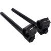 Separate Lenker, 1 Paar Universelle 41mm Motorrad CNC Separate Lenker Verstellbare Clip-on Lenker für 41mm Gabeln