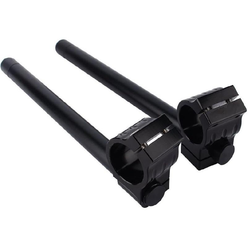 Separate Lenker, 1 Paar Universelle 41mm Motorrad CNC Separate Lenker Verstellbare Clip-on Lenker für 41mm Gabeln