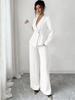 Ruihou Spring European & American Women's Casual Jacket and Trousers Two-Piece Suit