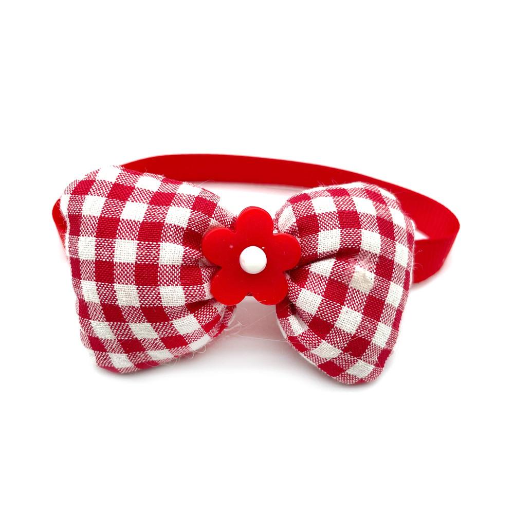 50/100pcs Dog Bow Tie Grooming Accessories Lattice Style Small Dog Bow Tie Grooming Neckties Pet Supplies Dog Cat Bowties Collar