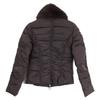 MONCLER 45575 Gathered fur short down jacket Jacket 0 BrownUsed