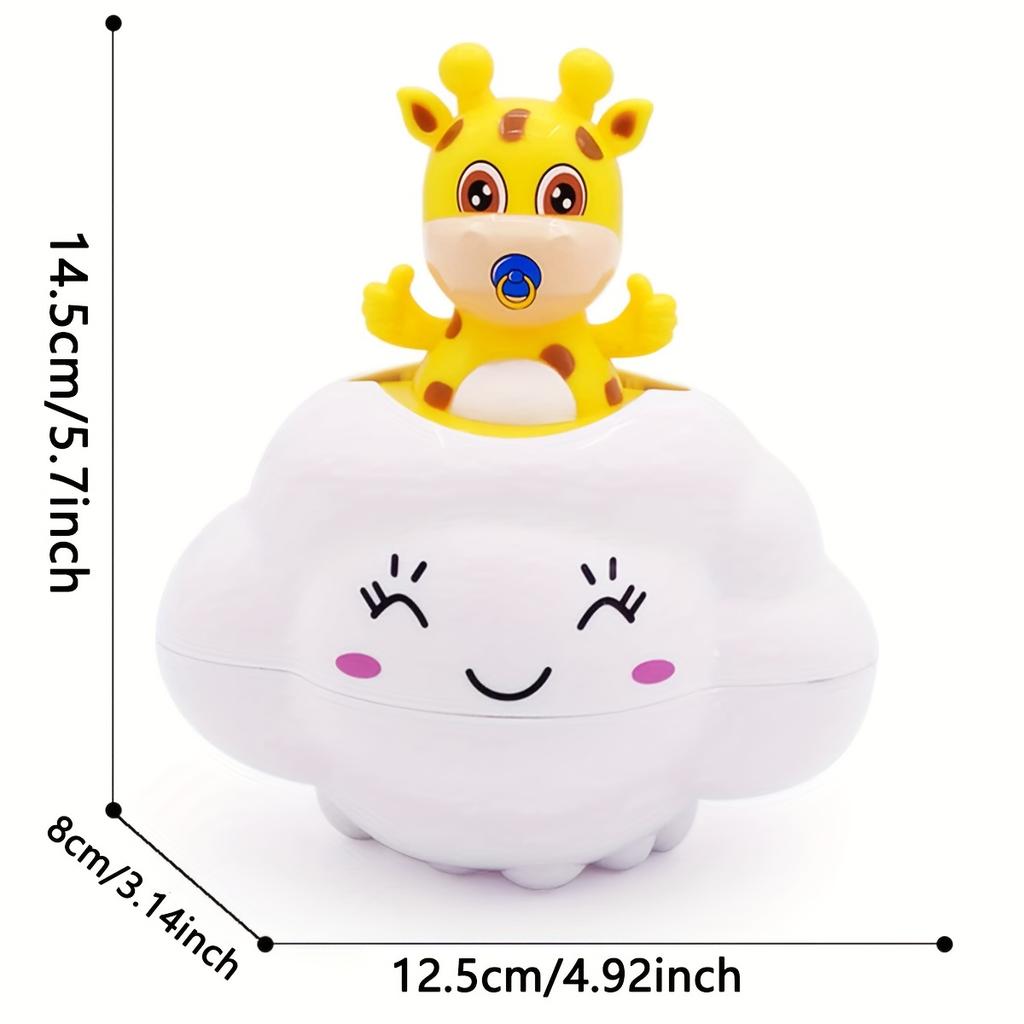 1PC - Rainy Clouds, Deer Shower Toys, Cloud and Rain Deer Playing with Water, Shower, Water Spray Toys, Bathroom