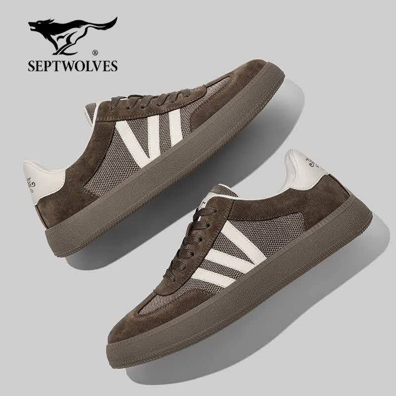 Septwolves Men s 2026 Summer Breathable German Trainer Sneakers 41