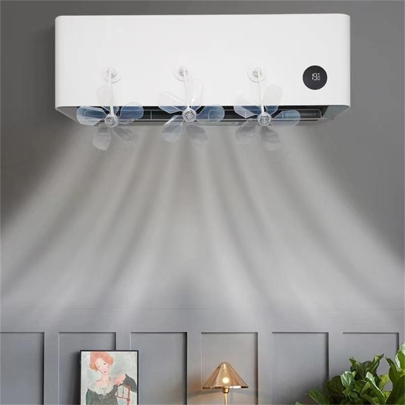 3PCS Adjustable Air Conditioning Windshield Baffle Airflows Guide Fan Suitable for Comfortable and Controlled Air Supply