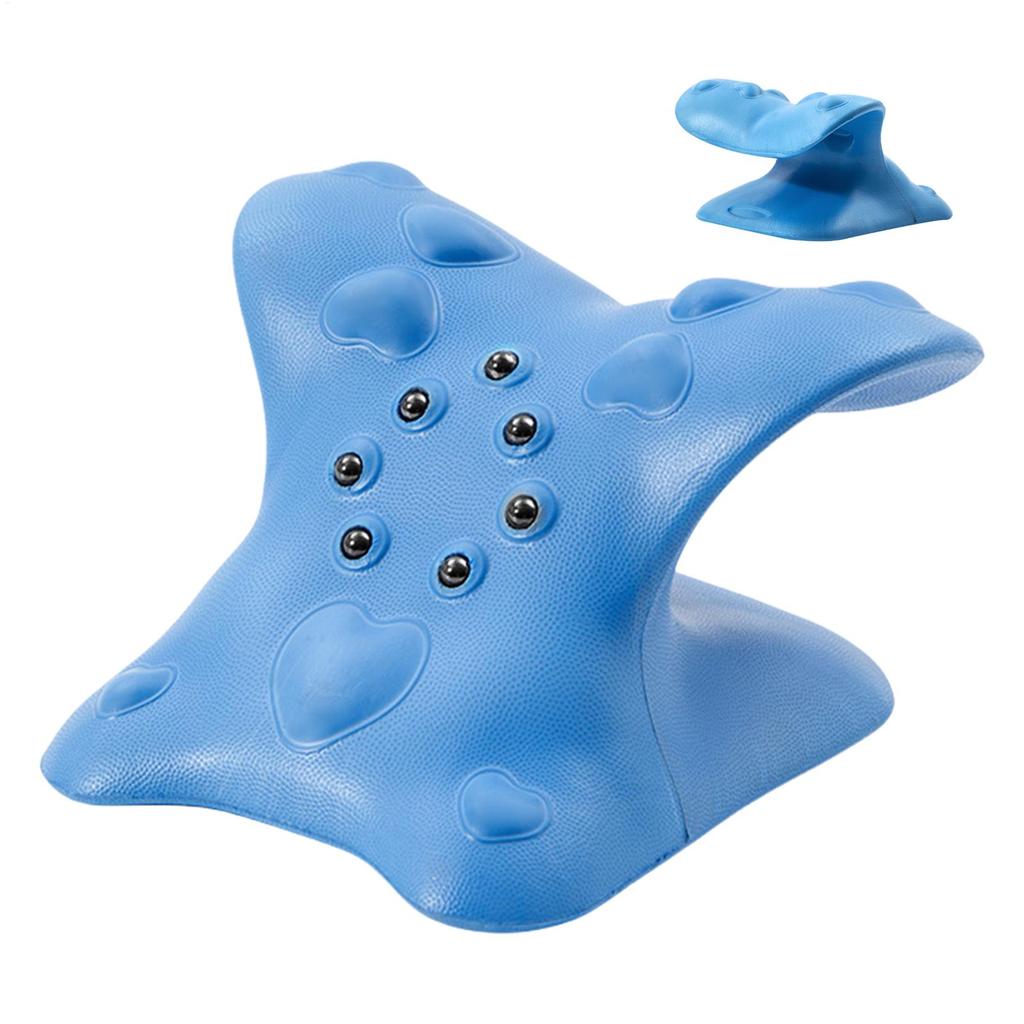 Neck Shoulder Stretcher Relaxer Cervical Chiropractic Traction Device Pillow For Side Back Stomach Sleeper Remedial Pillows