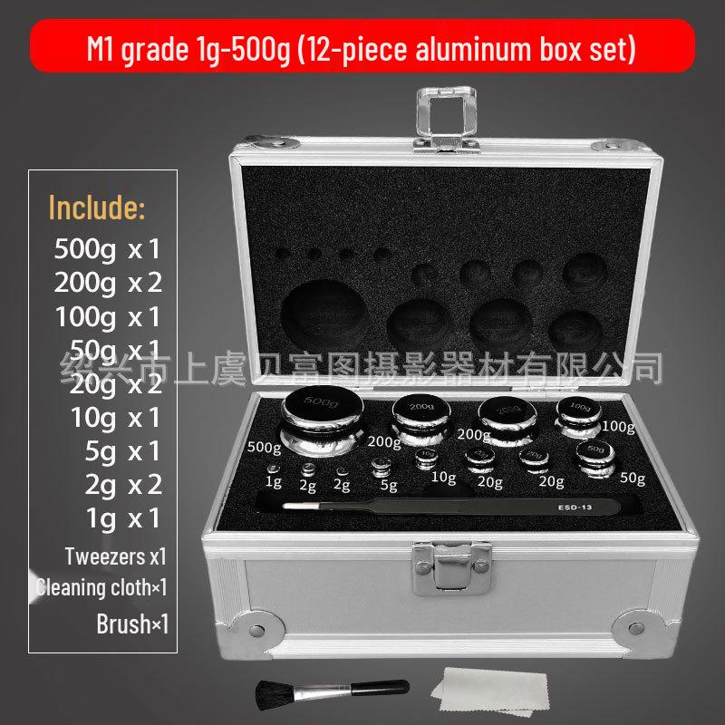 M1 Class Chrome-Plated Steel Calibration Weights - 100g to 10kg