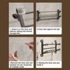 Wall Mounted Folding Slippers Rack Double Layer Bathroom Shoe Rack  Bathroom
