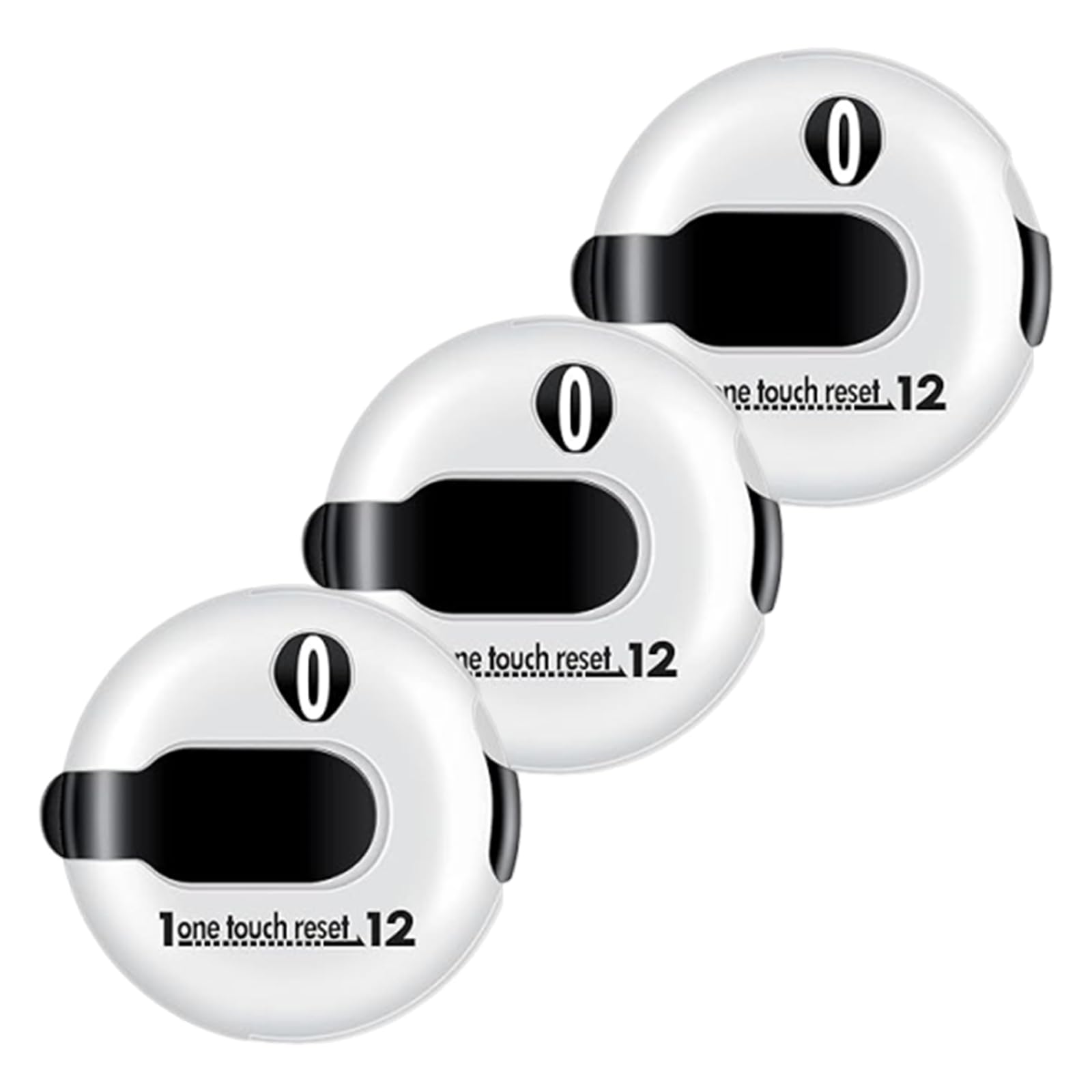 

CHANJIF Golf Score Counter, Set of 3, White, Mini Golf белый
